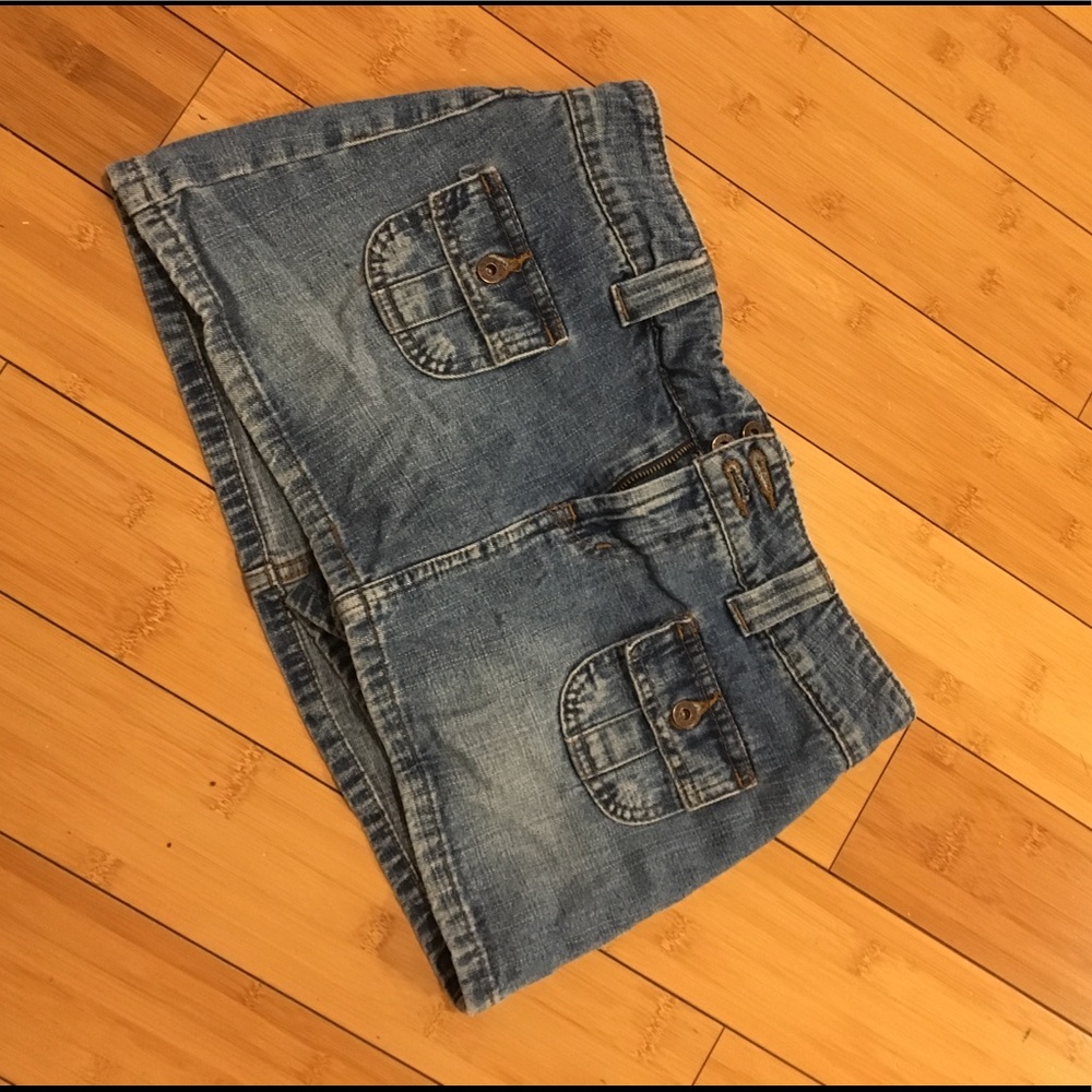 Blue jean skort